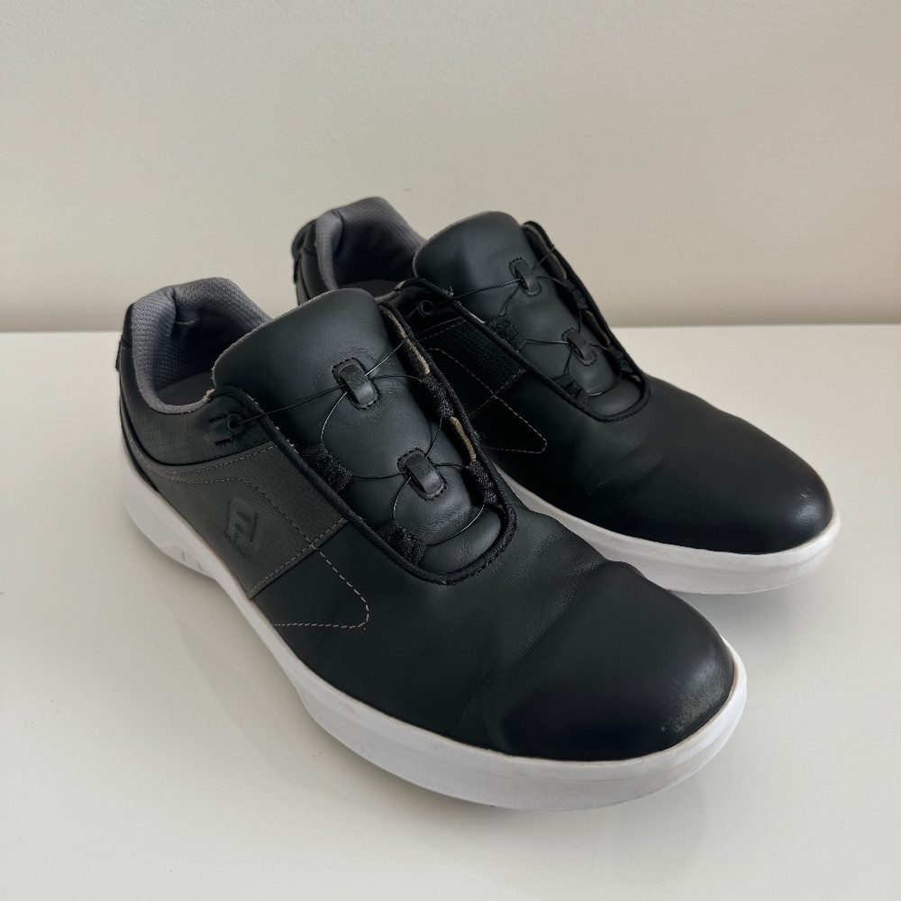 Men's FootJoy Contour Series BOA Golf Shoe 9M Black Waterproof
